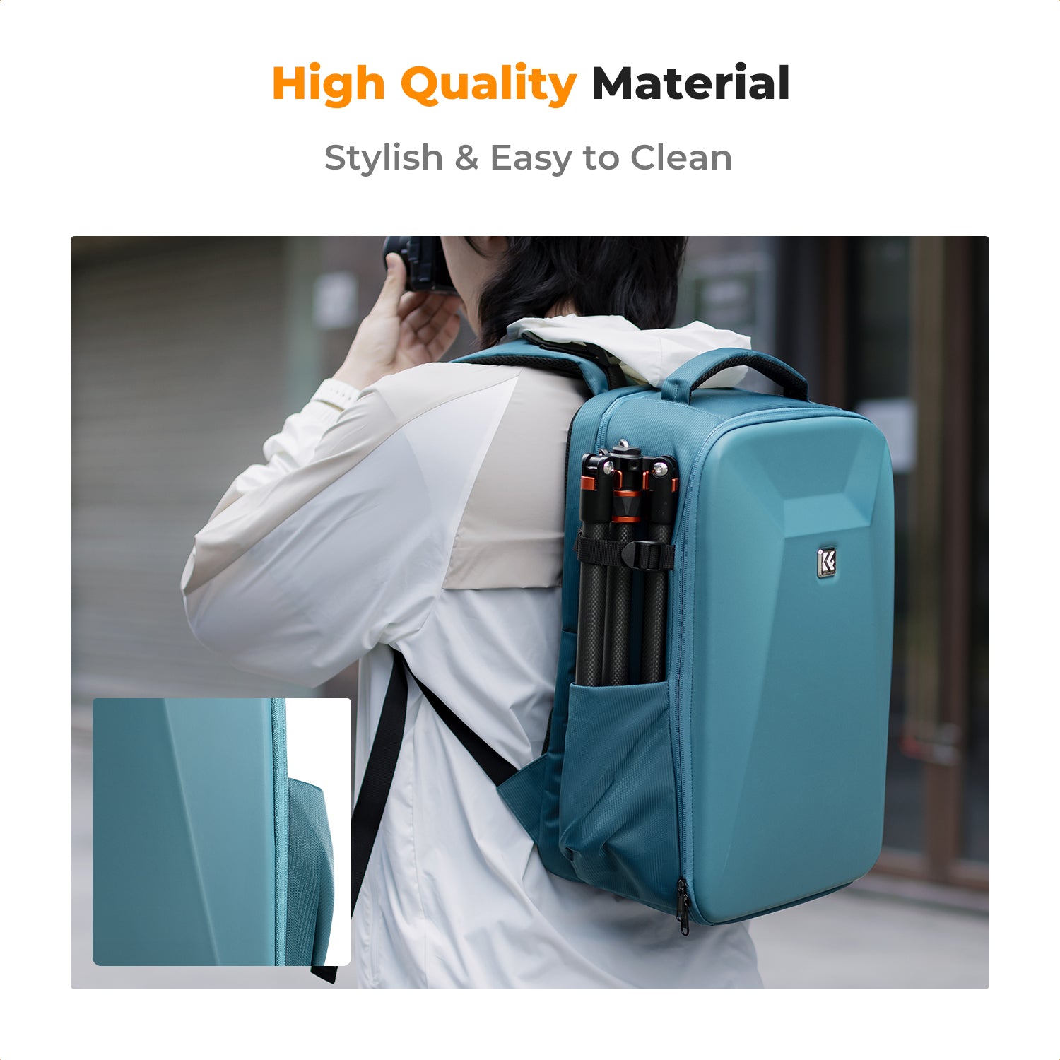 K&F Concept Camera Backpack,Hardshell Photography DSLR Camera Bag with 15-15.6 Inch Laptop Compartment Waterproof Hard Shell K&F Concept Camera Backpack,Hardshell Photography DSLR Camera Bag with 15-15.6 Inch Laptop Compartment Waterproof Hard Shell